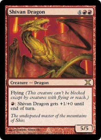 Shivan Dragon MTG 10th Edition Singles Shivan Dragon MTG 10th Edition Singles