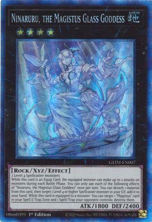Ninaruru the Magistus Glass Goddess GEIM EN007 Collector s Rare 1st Edition Genesis Impact GEIM 1st Edition Singles Ninaruru the Magistus Glass Goddess GEIM EN007 Collector s Rare 1st Edition Genesis Impact GEIM 1st Edition Singles