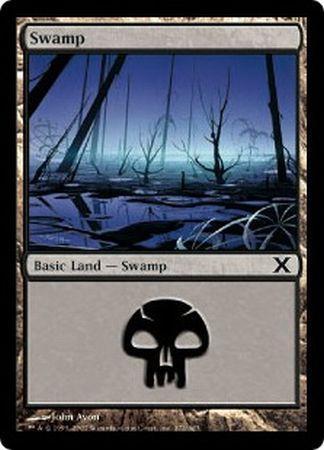 Swamp 372 MTG 10th Edition Singles Swamp 372 MTG 10th Edition Singles
