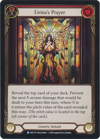 Eirina s Prayer Red ARC173 Rare Unlimited Eirina s Prayer Red ARC173 Rare Unlimited