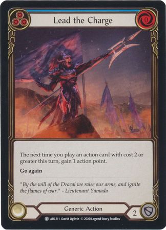 Lead the Charge Blue ARC211 Common Unlimited Lead the Charge Blue ARC211 Common Unlimited