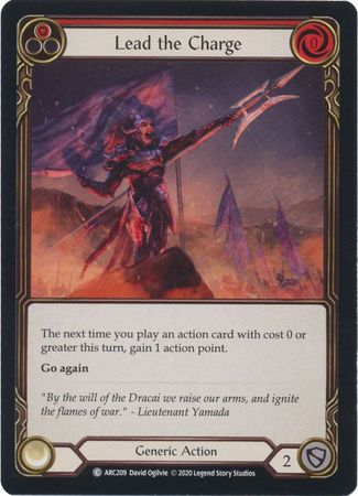 Lead the Charge Red ARC209 Common Unlimited Arcane Rising Unlimited Singles Lead the Charge Red ARC209 Common Unlimited Arcane Rising Unlimited Singles
