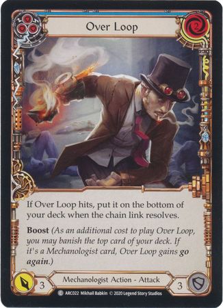 Over Loop Blue ARC022 Common Unlimited Arcane Rising Unlimited Singles Over Loop Blue ARC022 Common Unlimited Arcane Rising Unlimited Singles