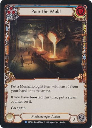 Pour the Mold Blue ARC016 Rare Unlimited Pour the Mold Blue ARC016 Rare Unlimited