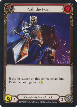 Push the Point Red ARC188 Common Unlimited Arcane Rising Unlimited Singles Push the Point Red ARC188 Common Unlimited Arcane Rising Unlimited Singles