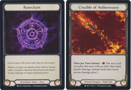 Runechant Crucible of Aetherweave ARC112 ARC115 Token Unlimited Runechant Crucible of Aetherweave ARC112 ARC115 Token Unlimited