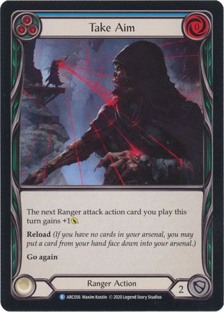 Take Aim Blue ARC056 Rare Unlimited Take Aim Blue ARC056 Rare Unlimited
