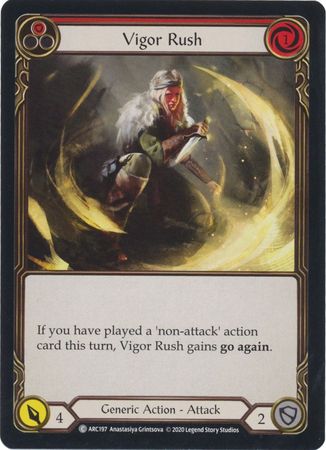 Vigor Rush Red ARC197 Common Unlimited Arcane Rising Unlimited Singles Vigor Rush Red ARC197 Common Unlimited Arcane Rising Unlimited Singles