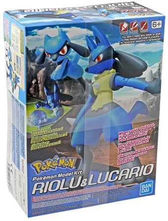 lucario and riolu model kit