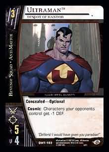 Ultraman Despot of Kandor DWF 183 Common Vs System DC World s Finest Ultraman Despot of Kandor DWF 183 Common Vs System DC World s Finest