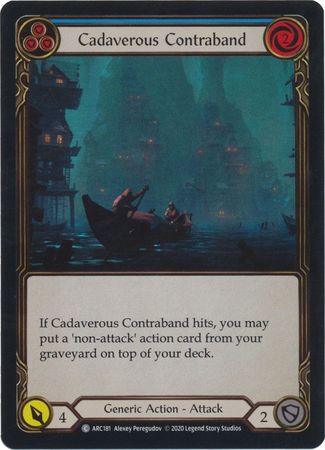 Cadaverous Contraband Blue ARC181 Common Rainbow Foil Unlimited Arcane Rising Unlimited Foil Singles Cadaverous Contraband Blue ARC181 Common Rainbow Foil Unlimited Arcane Rising Unlimited Foil Singles