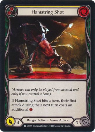 Hamstring Shot Yellow ARC061 Common Rainbow Foil Unlimited Arcane Rising Unlimited Foil Singles Hamstring Shot Yellow ARC061 Common Rainbow Foil Unlimited Arcane Rising Unlimited Foil Singles