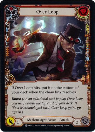 Over Loop Red ARC020 Common Rainbow Foil Unlimited Arcane Rising Unlimited Foil Singles Over Loop Red ARC020 Common Rainbow Foil Unlimited Arcane Rising Unlimited Foil Singles