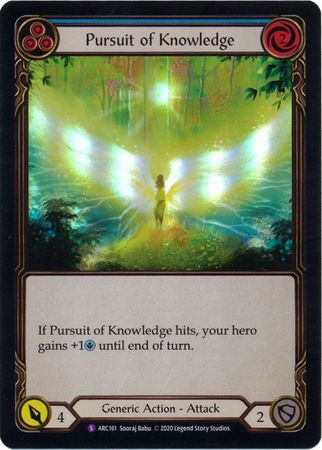 Pursuit of Knowledge ARC161 Super Rare Rainbow Foil Unlimited Arcane Rising Unlimited Foil Singles Pursuit of Knowledge ARC161 Super Rare Rainbow Foil Unlimited Arcane Rising Unlimited Foil Singles