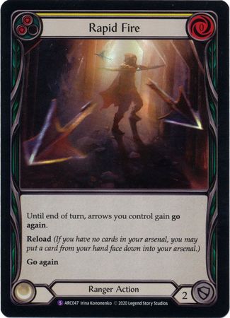 Rapid Fire ARC047 Super Rare Rainbow Foil Unlimited Rapid Fire ARC047 Super Rare Rainbow Foil Unlimited