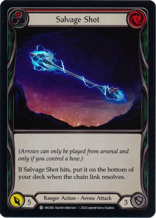 Salvage Shot Red ARC066 Common Rainbow Foil Unlimited Arcane Rising Unlimited Foil Singles Salvage Shot Red ARC066 Common Rainbow Foil Unlimited Arcane Rising Unlimited Foil Singles
