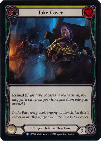 Take Cover Yellow ARC049 Rare Rainbow Foil Unlimited Arcane Rising Unlimited Foil Singles Take Cover Yellow ARC049 Rare Rainbow Foil Unlimited Arcane Rising Unlimited Foil Singles