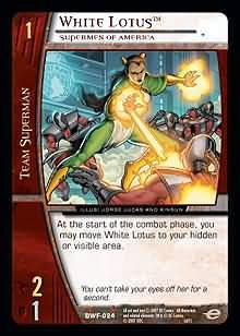 White Lotus Supermen of America DWF 024 Common White Lotus Supermen of America DWF 024 Common