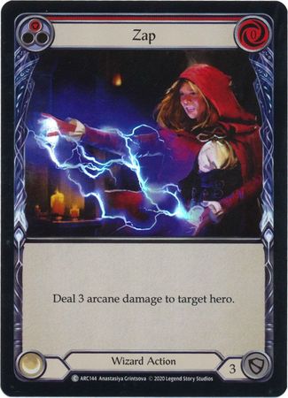 Zap Red ARC144 Common Rainbow Foil Unlimited Zap Red ARC144 Common Rainbow Foil Unlimited