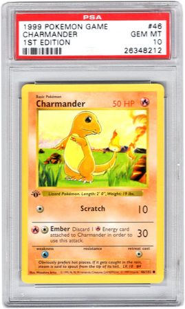 Charmander Base Set 1st Edition Pokemon Trollandtoad