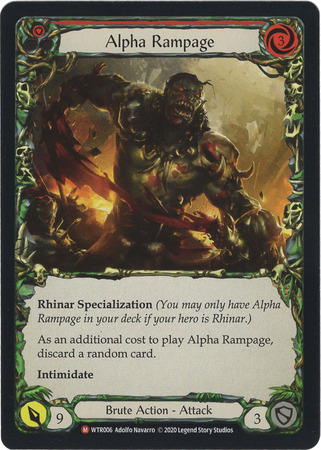 Alpha Rampage WTR006 Majestic Unlimited Alpha Rampage WTR006 Majestic Unlimited