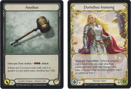 Anothos Dorinthea Ironsong WTR040 WTR113 Token Unlimited Anothos Dorinthea Ironsong WTR040 WTR113 Token Unlimited