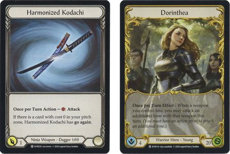 Harmonized Kodachi Dorinthea WTR078 WTR114 Token Unlimited Harmonized Kodachi Dorinthea WTR078 WTR114 Token Unlimited