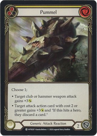 Pummel Yellow WTR207 Common Unlimited Welcome To Rathe Unlimited Singles Pummel Yellow WTR207 Common Unlimited Welcome To Rathe Unlimited Singles