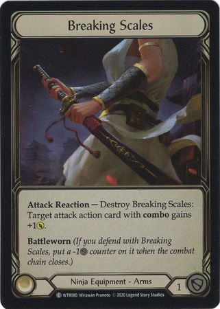 Breaking Scales WTR080 Common Rainbow Foil Unlimited Breaking Scales WTR080 Common Rainbow Foil Unlimited