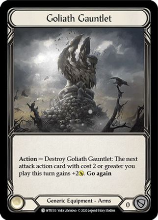 Goliath Gauntlet WTR153 Common Rainbow Foil Unlimited Goliath Gauntlet WTR153 Common Rainbow Foil Unlimited