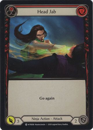 Head Jab Red WTR098 Common Rainbow Foil Unlimited Welcome To Rathe Unlimited Foil Singles Head Jab Red WTR098 Common Rainbow Foil Unlimited Welcome To Rathe Unlimited Foil Singles