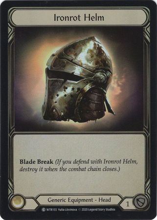 Ironrot Helm WTR155 Common Rainbow Foil Unlimited Ironrot Helm WTR155 Common Rainbow Foil Unlimited