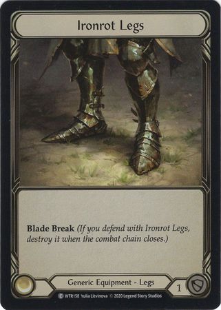 Ironrot Legs WTR158 Common Rainbow Foil Unlimited Ironrot Legs WTR158 Common Rainbow Foil Unlimited