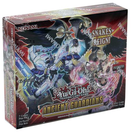YuGiOh Ancient Guardians ANGU 24 Booster Englisch 1st Display OVP Sealed 