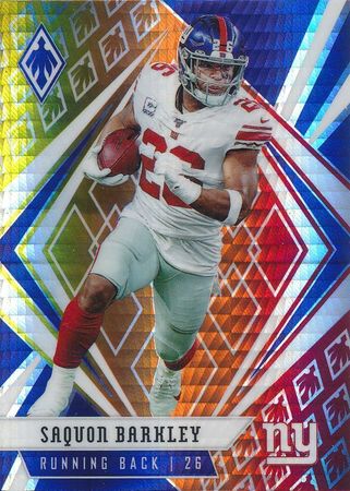 Saquon Barkley 2020 Phoenix Fanatics Fire Burst 80 Saquon Barkley 2020 Phoenix Fanatics Fire Burst 80