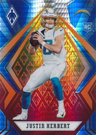 Justin Herbert 2020 Phoenix Fanatics Fire Burst 103 Rookie Justin Herbert 2020 Phoenix Fanatics Fire Burst 103 Rookie