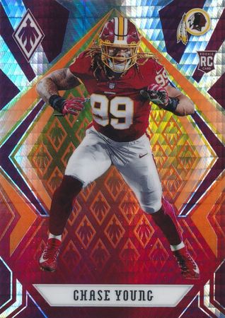 Chase Young 2020 Phoenix Fanatics Fire Burst 112 Rookie Chase Young 2020 Phoenix Fanatics Fire Burst 112 Rookie