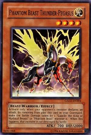 Phantom Beast Thunder Pegasus GX02 EN003 Super Rare Phantom Beast Thunder Pegasus GX02 EN003 Super Rare