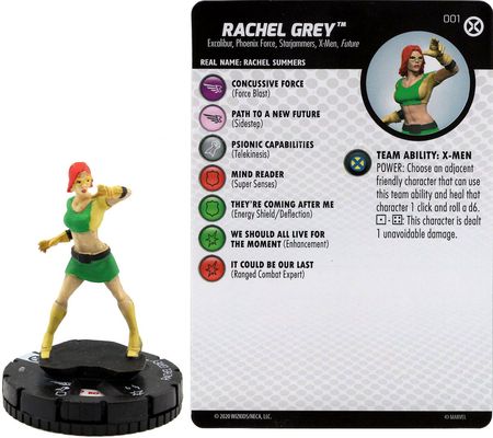 Rachel Grey 001 Common House of X Marvel Heroclix Rachel Grey 001 Common House of X Marvel Heroclix