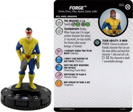 Forge 002 Common House of X Marvel Heroclix Forge 002 Common House of X Marvel Heroclix
