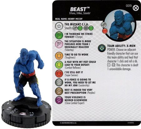 Beast 009 Common House of X Marvel Heroclix Beast 009 Common House of X Marvel Heroclix