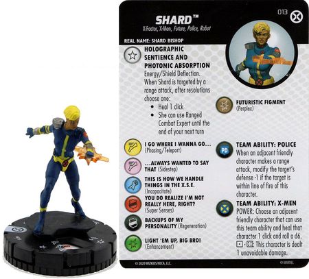Shard 013 Common House of X Marvel Heroclix Shard 013 Common House of X Marvel Heroclix