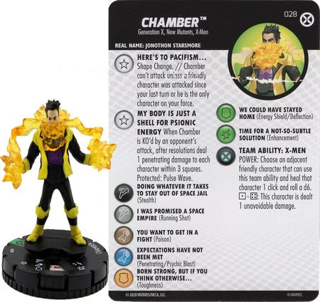 Chamber 028 Uncommon House of X Marvel Heroclix Marvel X Men House of X Singles Chamber 028 Uncommon House of X Marvel Heroclix Marvel X Men House of X Singles