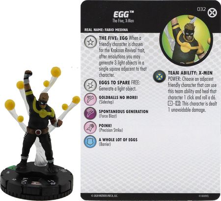 Egg 032 Uncommon House of X Marvel Heroclix Egg 032 Uncommon House of X Marvel Heroclix