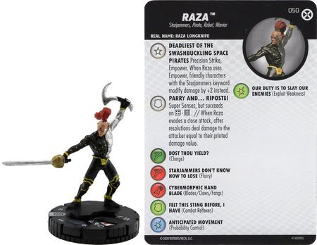 Raza 050 Rare House of X Marvel Heroclix Marvel X Men House of X Singles Raza 050 Rare House of X Marvel Heroclix Marvel X Men House of X Singles