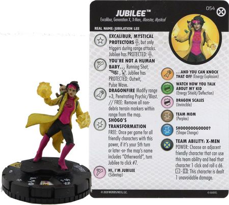 Jubilee 054 Super Rare House of X Marvel Heroclix Marvel X Men House of X Singles Jubilee 054 Super Rare House of X Marvel Heroclix Marvel X Men House of X Singles