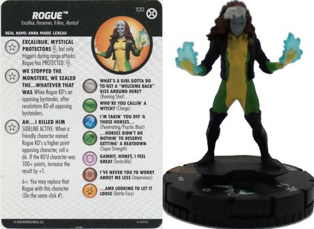 Rogue 100 Promo House of X Marvel Heroclix Marvel X Men House of X Singles Rogue 100 Promo House of X Marvel Heroclix Marvel X Men House of X Singles