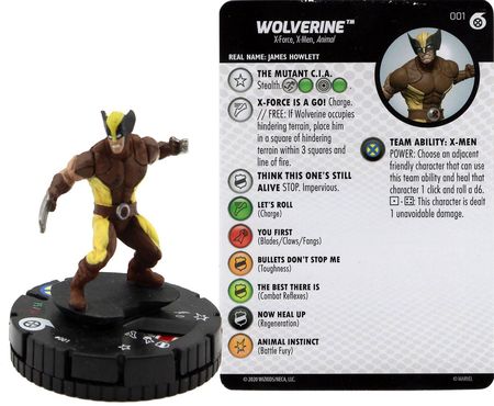 Wolverine 001 House of X Fast Forces Marvel Heroclix Marvel X Men House of X Fast Forces Singles Wolverine 001 House of X Fast Forces Marvel Heroclix Marvel X Men House of X Fast Forces Singles