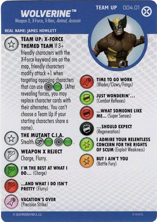 marvel crisis protocol wolverine card