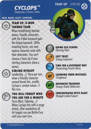 Cyclops 019 06 Team Up Card House of X Marvel Heroclix Marvel X Men House of X Singles Cyclops 019 06 Team Up Card House of X Marvel Heroclix Marvel X Men House of X Singles